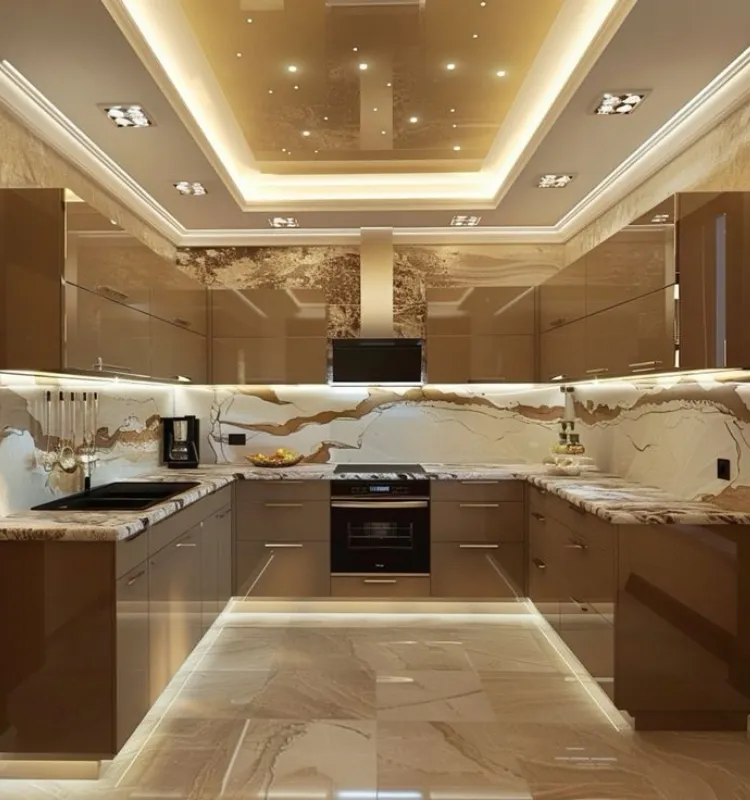 Cabinet & Countertop Lighting Design in kitchen