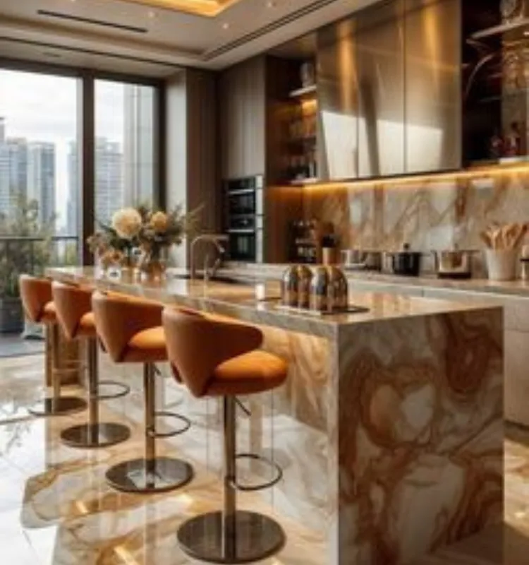 Cabinet & Countertop Lighting in Modular Kitchen