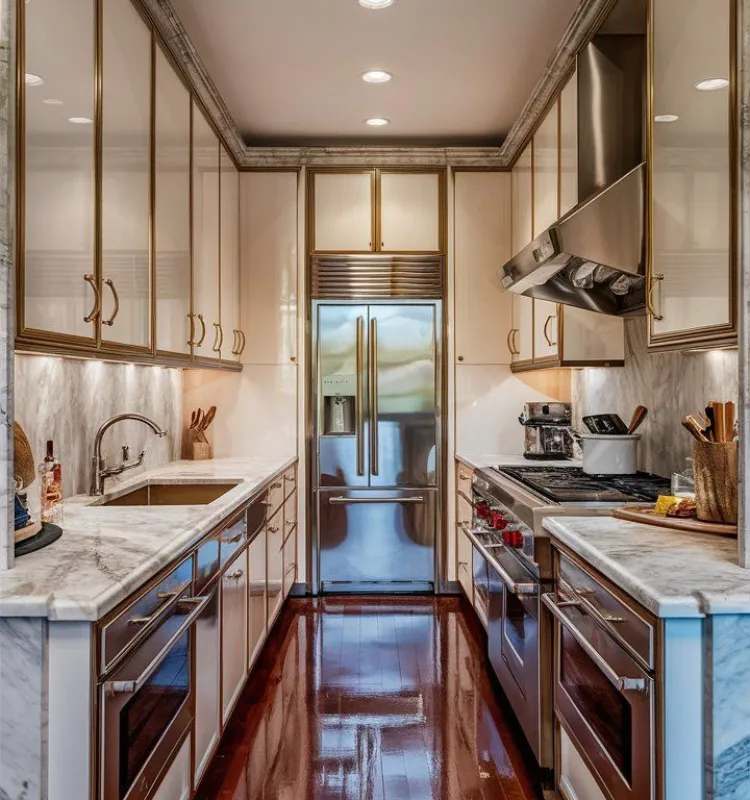 Recessed Lighting Design in Modern Kitchen