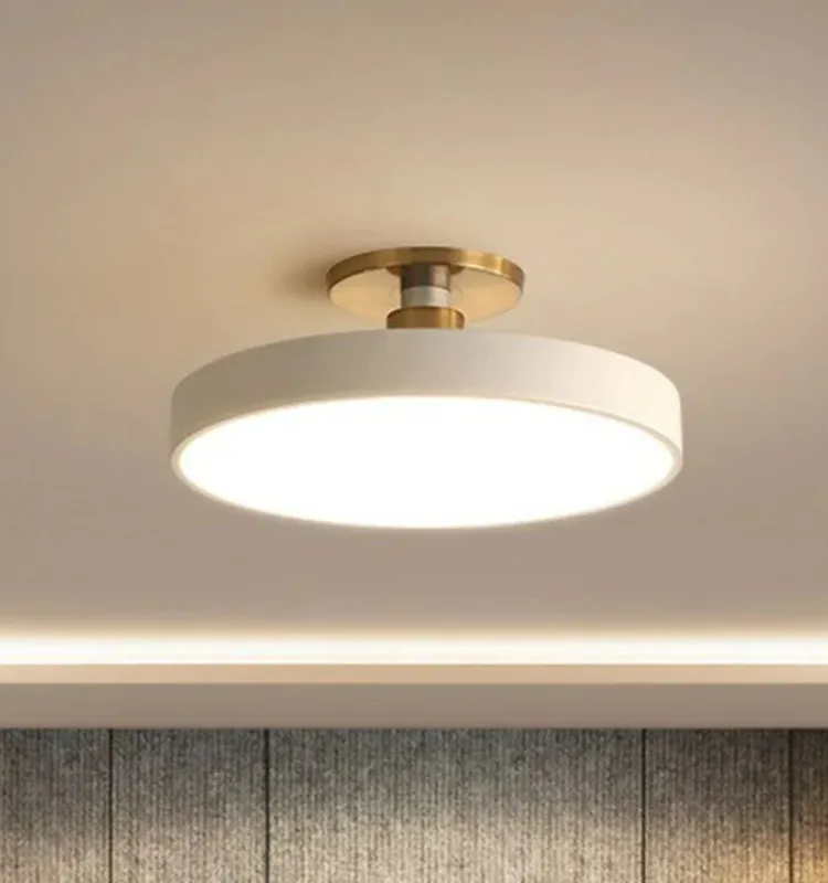 Flush Mount Lighting in Modern Kitchen